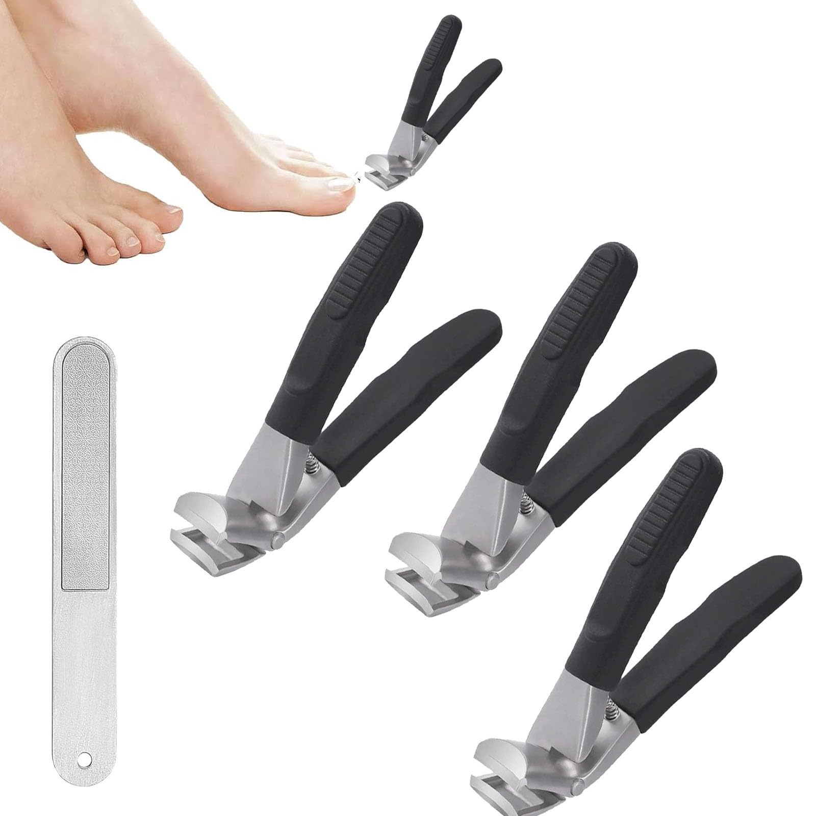 Outfany Nagelmeister Pro,Outfany Nagelknipser,Outfany Nagelknipser Pro FüR Senioren,Outfany Nagelzwicker, Outfany FußNagelzange, Outfany Nail Clipper (3PC)