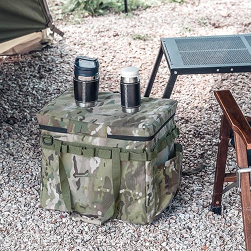 Organisateur équipement extérieur imperméable avec compartiments pour bouteilles