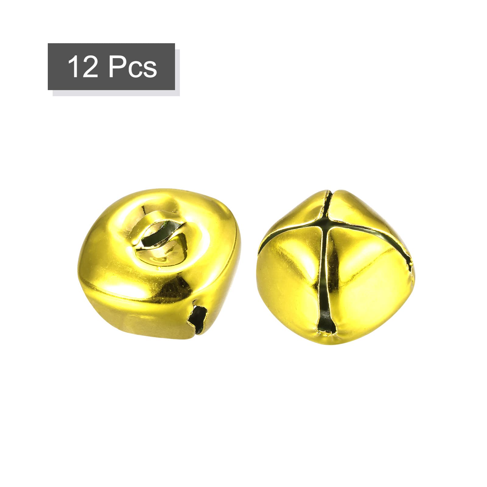 12 Clochettes Grelots Dorés 20mm - Parfaits Pour Vos Créations Noël Et Artisanat DIY
