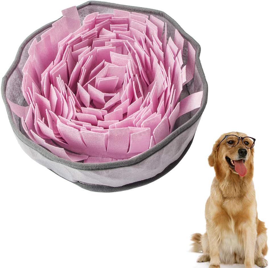 IFOYO - Alfombrilla de alimentación para perros, tamaño pequeño/grande, almohadilla de entrenamiento para mascotas y nariz, antideslizante, para actividades de forraje, liberación de estrés, L, XL)