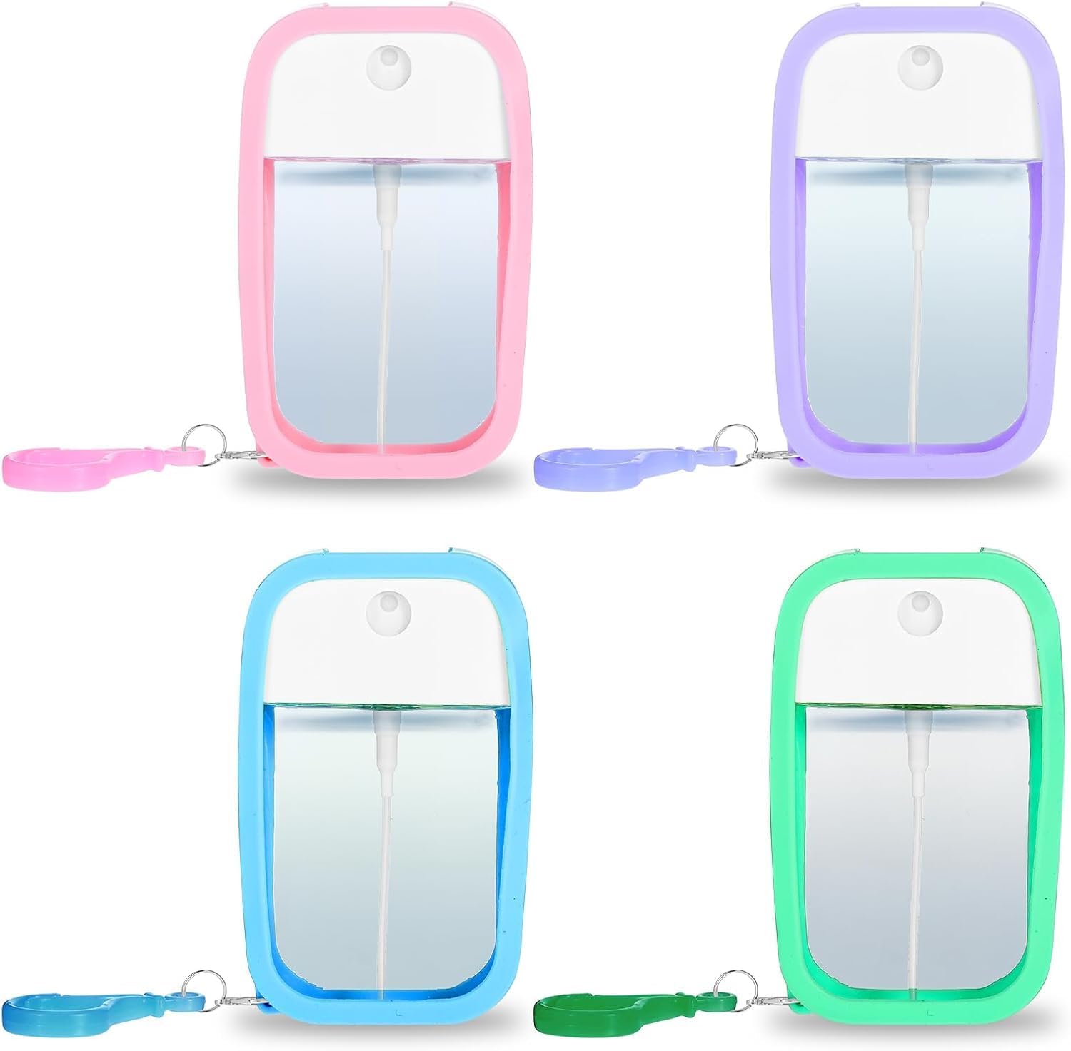 4 PCS Card Spray Bottle Perfume Atomizer (38 ml) | Portable Card Ultra-Thin Design Refillable Empty Bottles Apply to Travel | Can Fill Makeup Toner, Air Fresheners, Alcohol, Hand Sanitizer, etc-image-18
