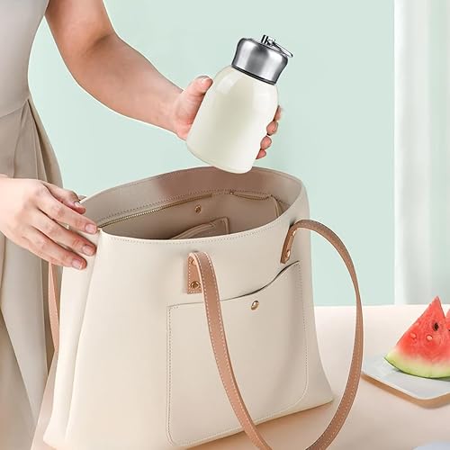 Miniatura 6 de Mini taza térmica de 10.15 onzas líquidas, a prueba de fugas, termo de viaje de acero inoxidable, botella de agua para bebidas en interiores y