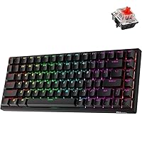 Mechanical Keyboard Royal Kludge RK84 RGB, Red Switch (Black)