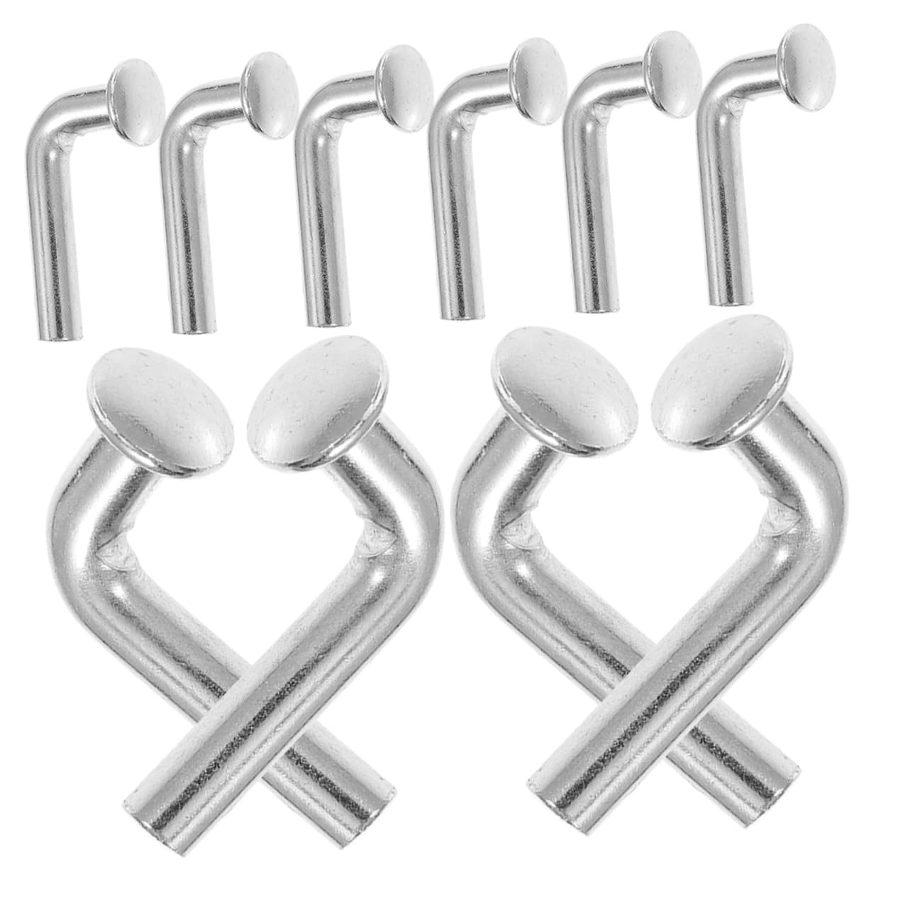ULTECHNOVO 140 Stück Regalzubehör Palettenregal Clips Fallstift Palettenregal Sicherheitsnadel Palettenregal Haken Palettenregal Haken Palettenregal Clips Palettenregal Zubehör