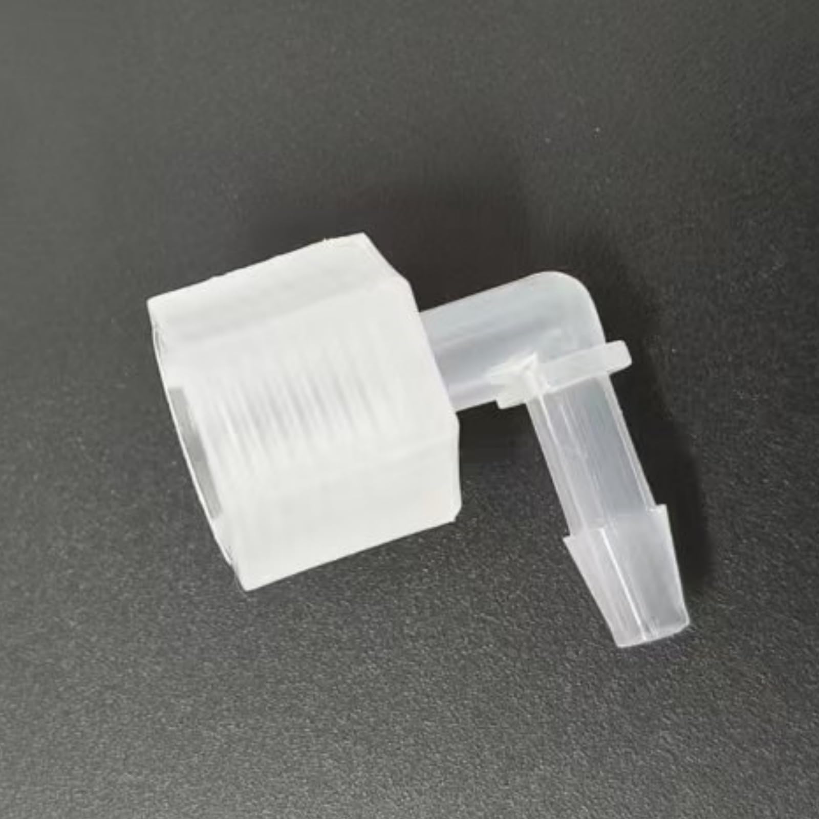 Accesorios de manguera de plástico 1/8NPT macho/hembra, conectores roscados para laboratorio y maquinaria de alimentos, paquete de 100