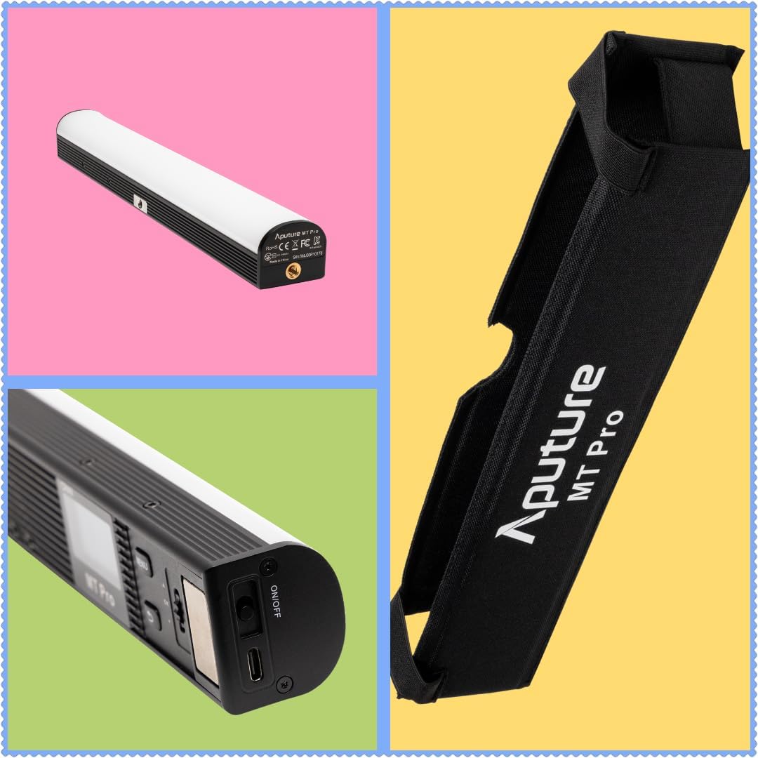 Amazon.com : Aputure MT Pro,RGBWW Mini Tube Light,2,000K