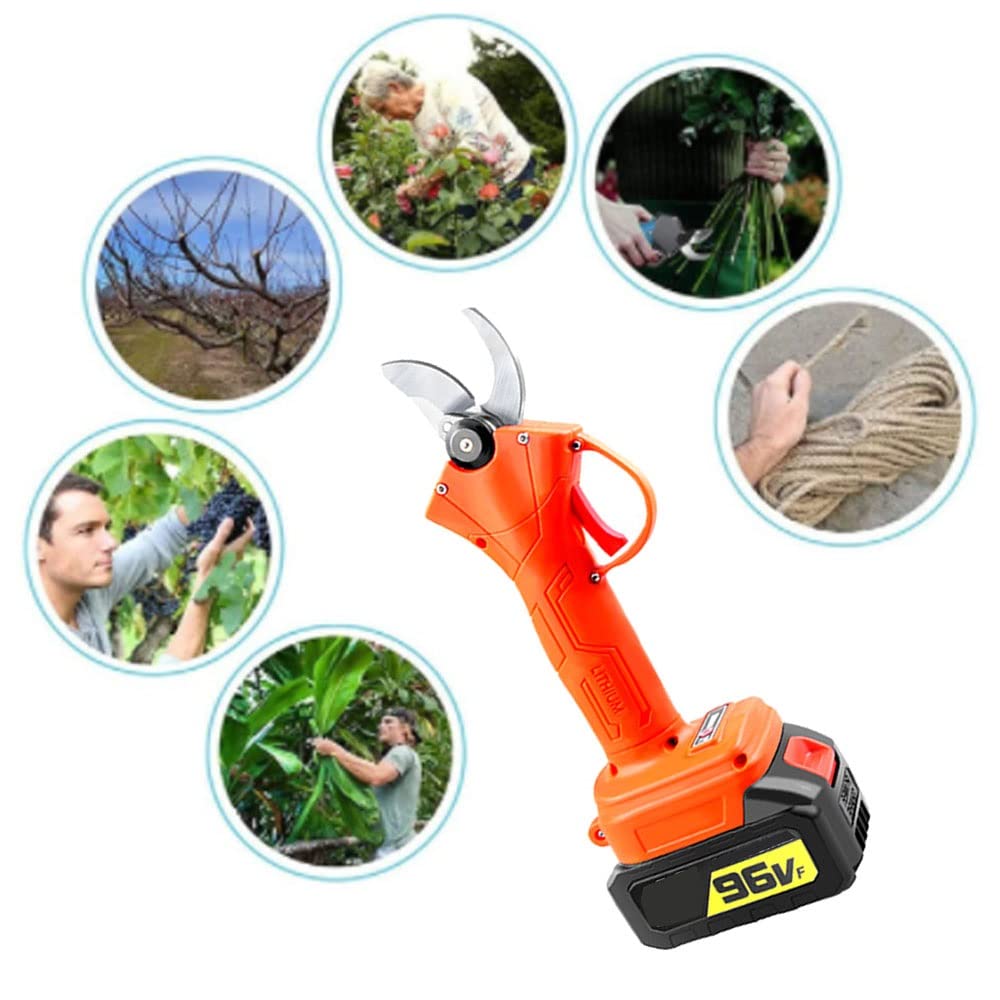 Tijeras de podar, Tijeras de podar Tijeras de podar eléctricas Cortador de Tijeras de Rama Profesional inalámbrico con Motor sin escobillas Diámetro máximo de 2
