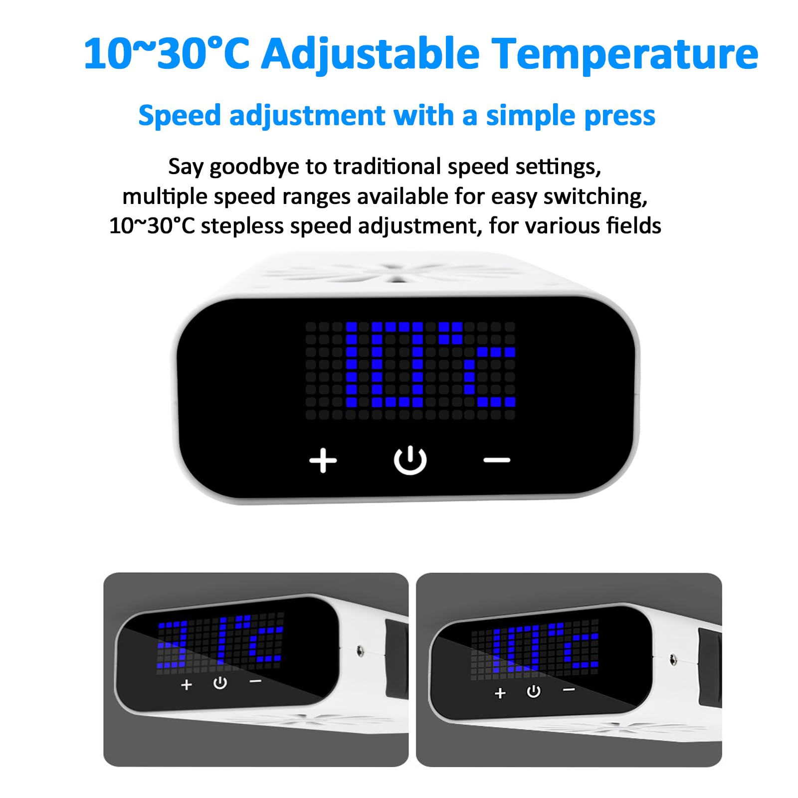 Enfriador de agua para acuario de 5 galones, sistema de refrigeración portátil para acuario, con pantalla digital, control de temperatura de 10 a 30 °C para vino