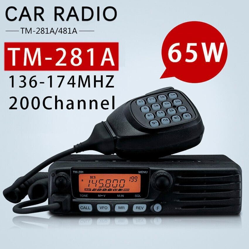 Amazon.com: TM-281A 65W VHF Mobile Radio, 136-174MHz FM