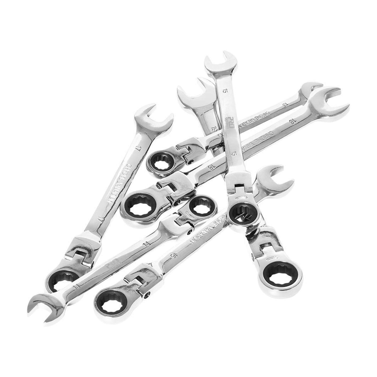 Set Chiavi Inglese 14pcs Keys Set Multitool della chiave a cricchetto Chiavi insieme dell'utensile manuale della chiave insieme universale Chiavi Strumenti Autofficina Strumenti 004