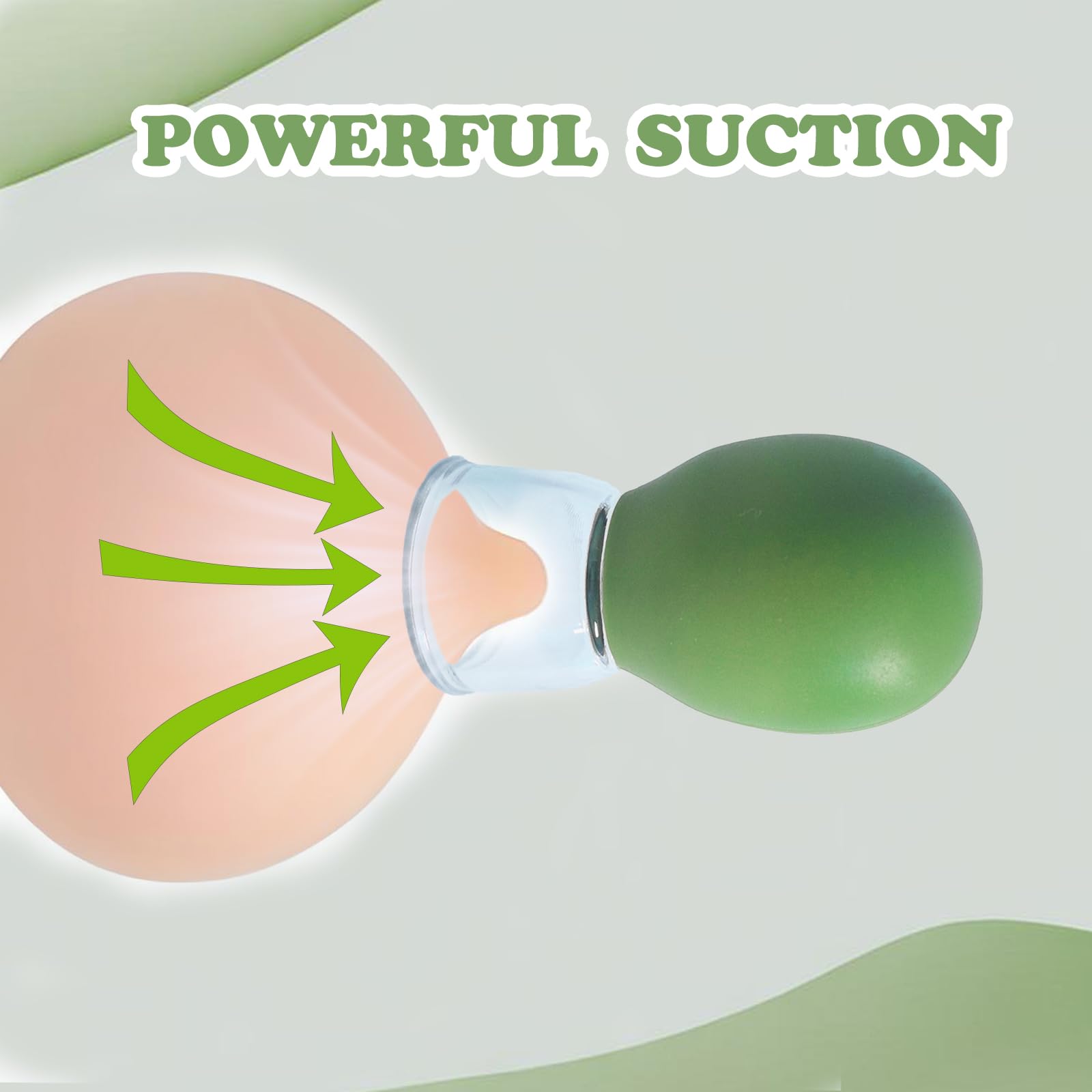 Jesakmie 4pcs Nipple Sucker for Flat or Inverted Nipples, Portable Nipple Pump Sucker, Inverted Nipple Puller Suction and Shy Nipples, Breastfeeding or Women