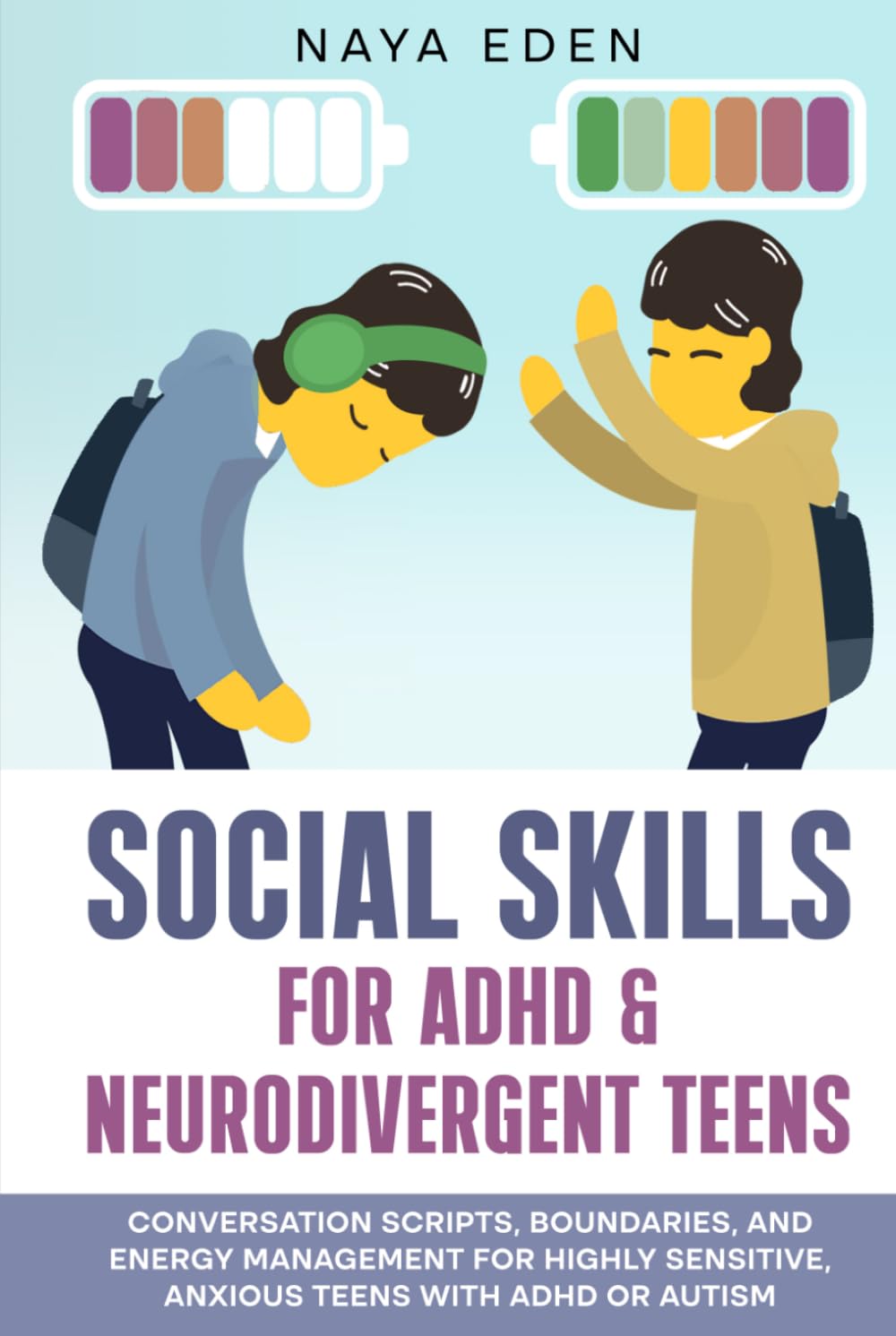 SOCIAL SKILLS FOR ADHD & NEURODIVERGENT TEENS: Conversation Scripts, Boundaries, and Energy Management for Highly Sensitive, Anxious Teens with ADHD or Autism