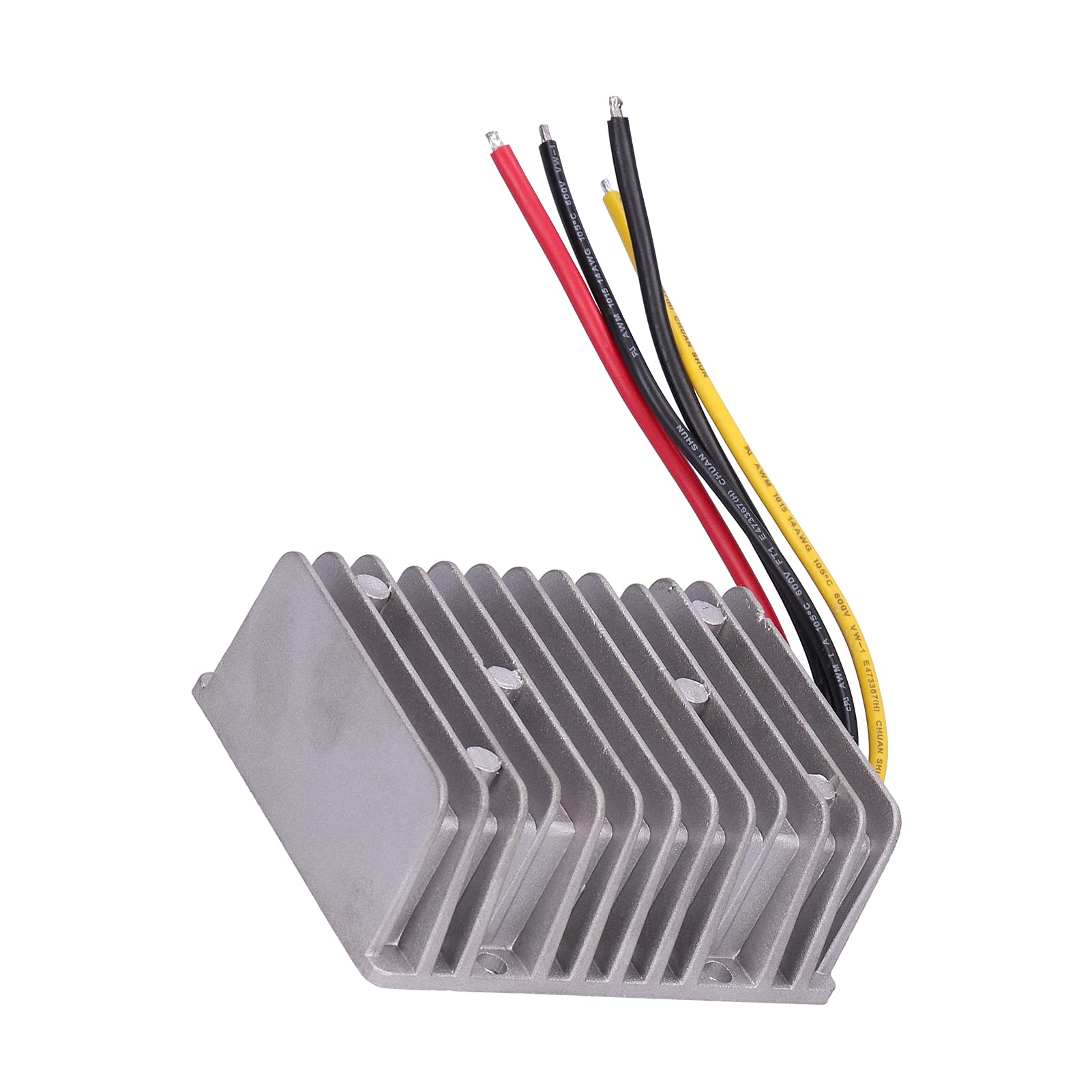 Marhynchus Przetwornik Napięcia, Odlew Aluminiowy Wodoodporny Regulator Napięcia 8 do 40 V Wejście 13,8 V 20 A 276 W IP68 do Rejestratorów Nawigacji Samochodowej Taśmy LED Panele Słoneczne