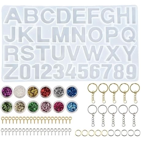 Alphabet Resin Molds Silicone: Crafting Magic with Letters