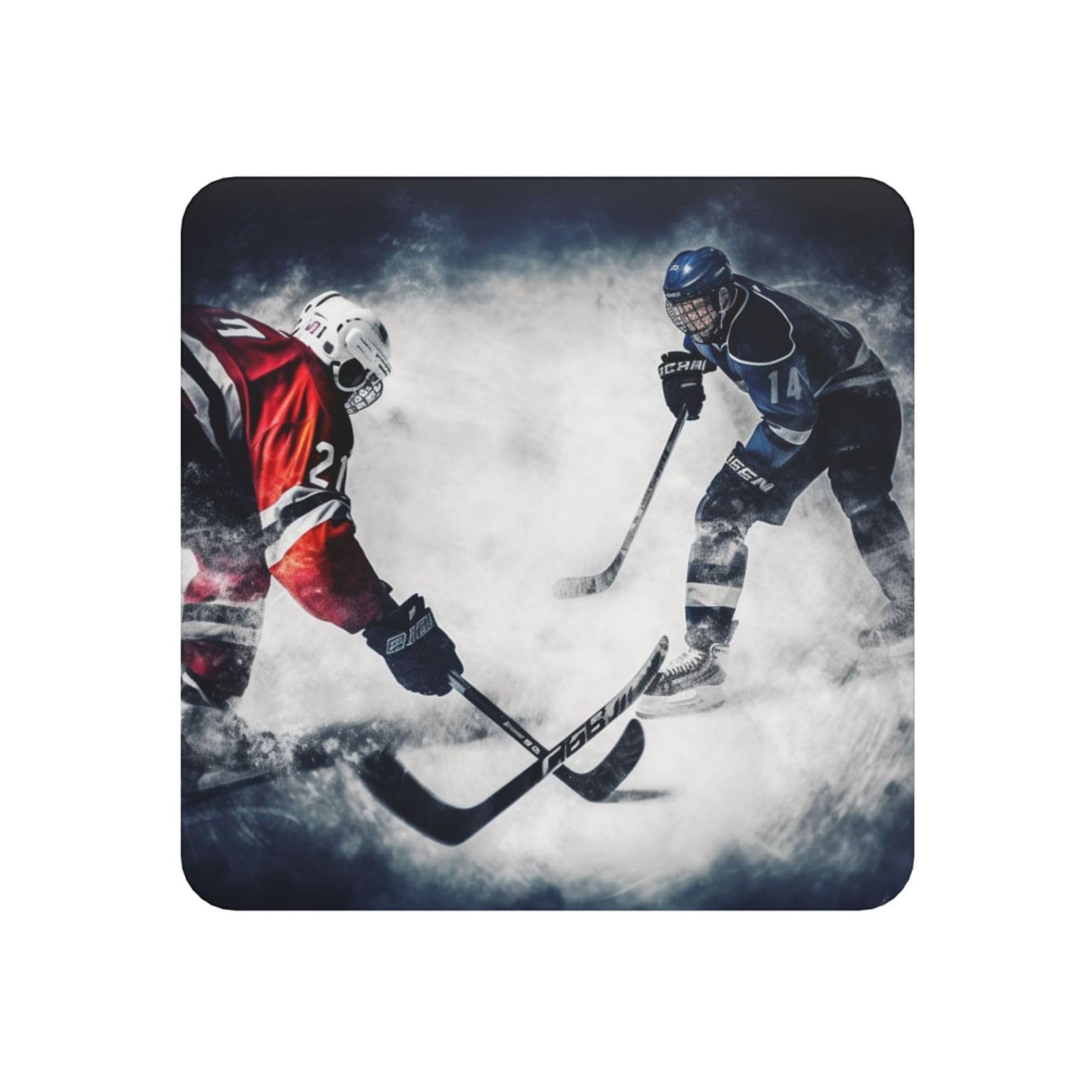 Ice Hockey Art Fridge Magnets Cute Strong Refrigerator Magnets Fun Magnet for Locker Office Whiteboard Decor, Door Magnets Decorative Magnetic Stickers for Home Decor