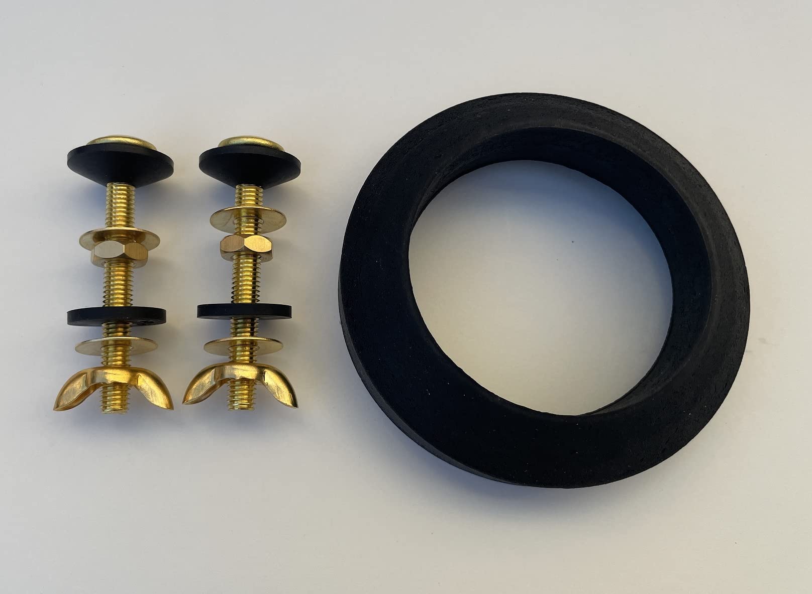 Okala Plumbing Supply Universal Tank to Bowl Kit for most Toilets with 3” Flush Valves