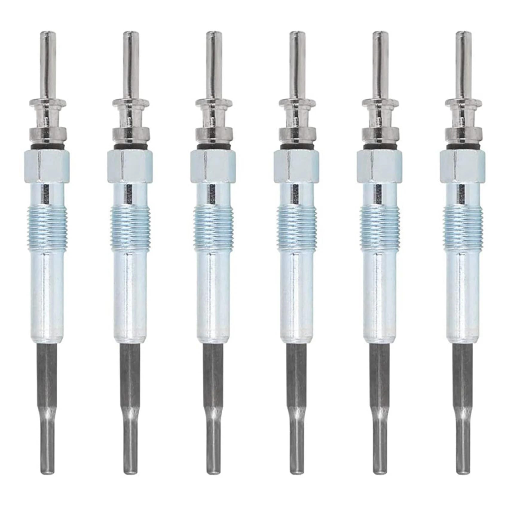 Candelette diesel Compatibile con BMW Serie 1 Serie 3 2003 2004 2005 2006 2007 2008 2009 6 pezzi Candelette riscaldatore da parcheggio 12237786869 0250402002