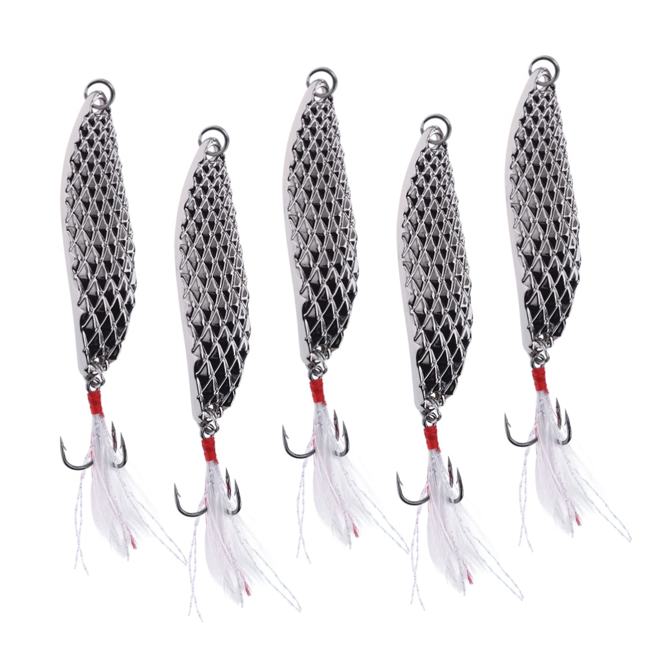 YARNOW 5 Pièces Appâts pour La Pêche Leurres De Pêche Faux Appât avec Crochet