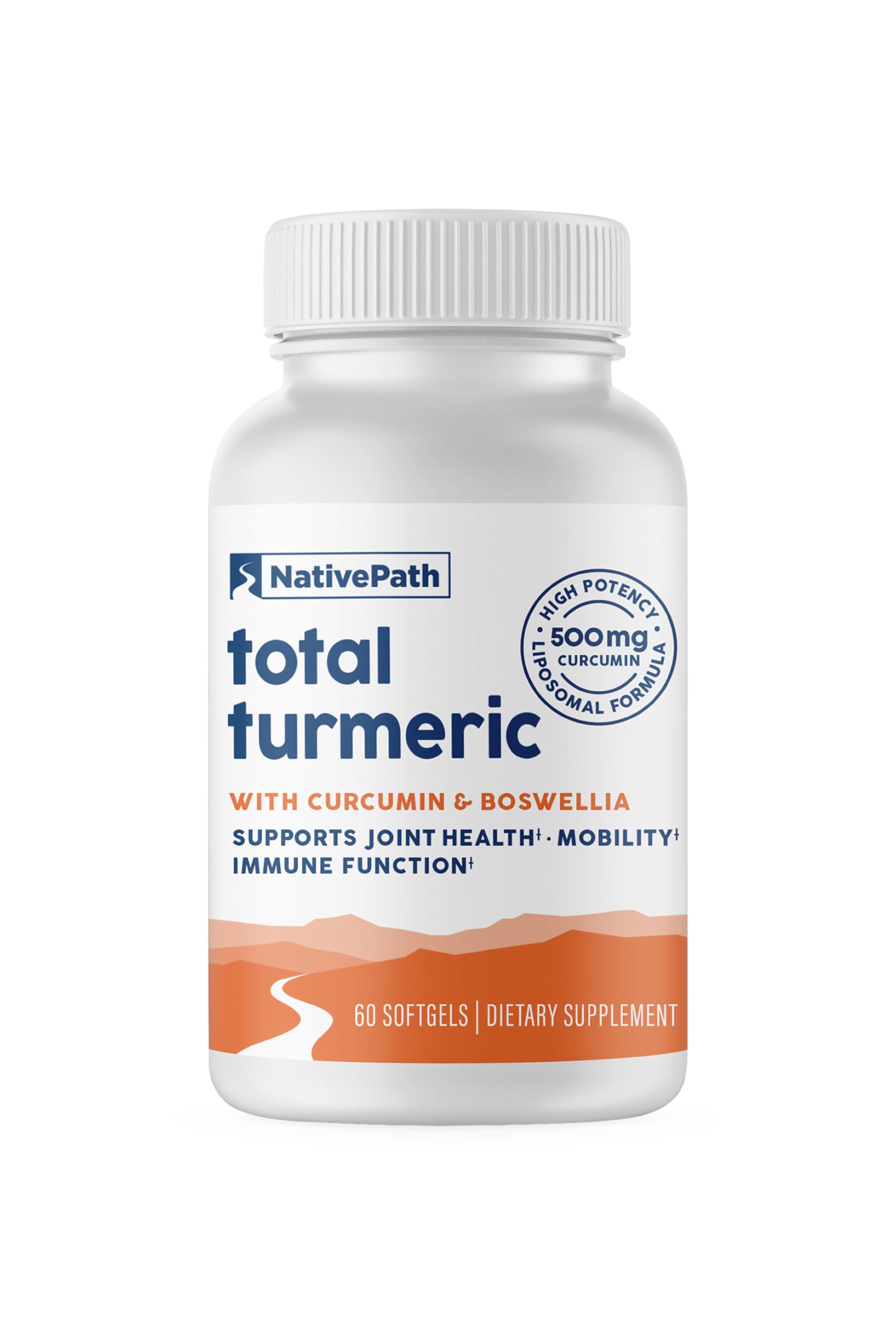 NativePath Turmeric Curcumin with Boswellia, 60 Softgels