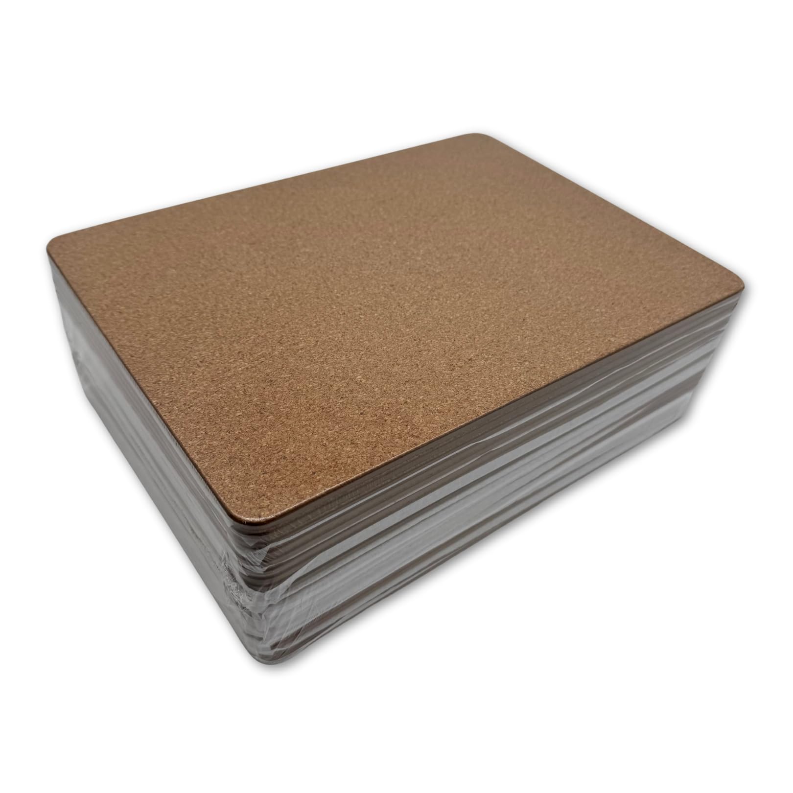 XL - Manteles individuales de sublimación mate MDF con parte trasera de corcho, prensas de calor para negocios y necesidades personales, paquete múltiple de 1 a 80 paquetes (20 unidades)