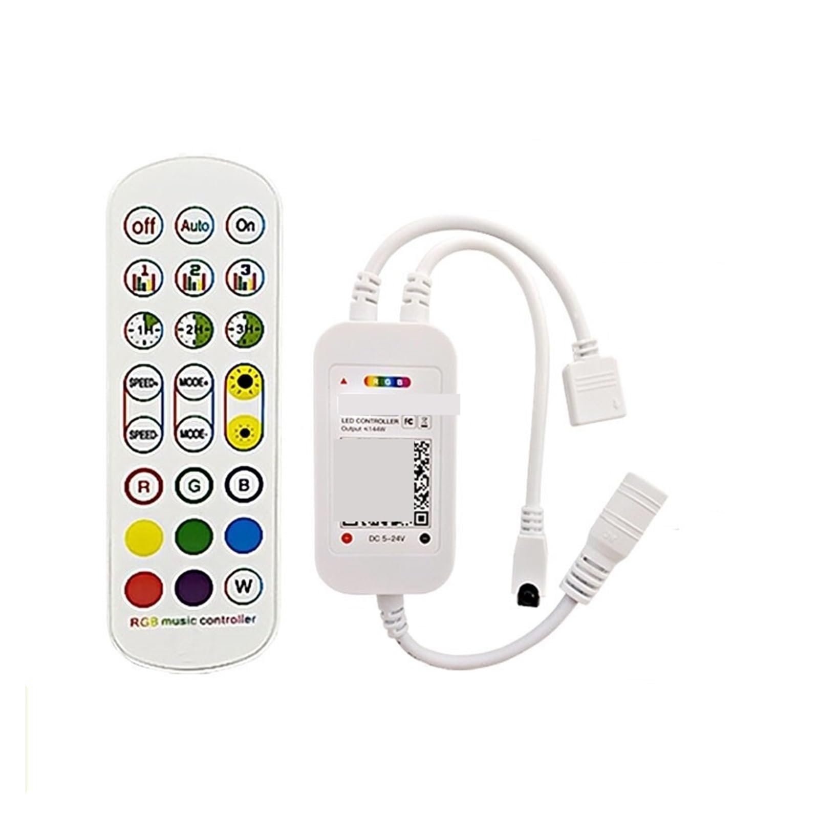 Controlador de música para luz LED ambiental que sincroniza tus luces con el sonido del móvil