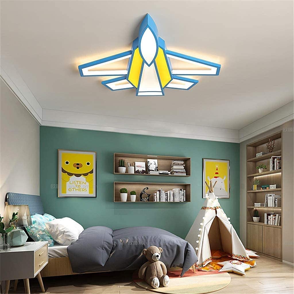 Airplane Ceiling Fan LED Children's Room Ceiling Lights Cartoon Airplane  Light Simple Modern Baby Room Boy Girl Bedroom Ceiling Lamps Unicorn Lamp  Moana Light, image size:1024x1024