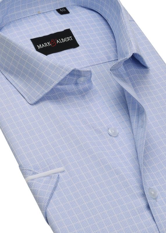 Image of Men's Half Sleeves Regular Shirt Navy