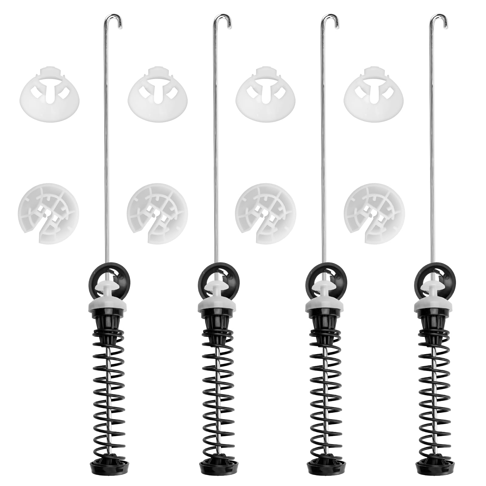 W11400156 W11187091 PD00065760 WTW7120HW0 MVW7230HW0 MVW7232HW0 WTW8127LC0 Washer Suspension Rods Kit (4 Pcs) for Maytag Kenmore Whirlpool Washer by Cenipar Replace 4962542 PS12731247 EAP1273124