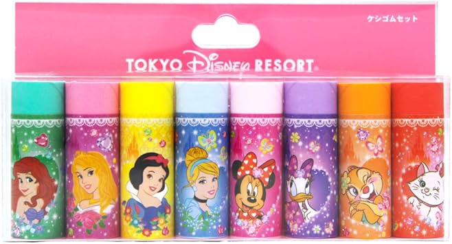 Amazon Co Jp ディズニープリンセス ガールズ柄 ステーショナリー 消しゴム 8個セット ディズニーリゾート限定 文房具 オフィス用品