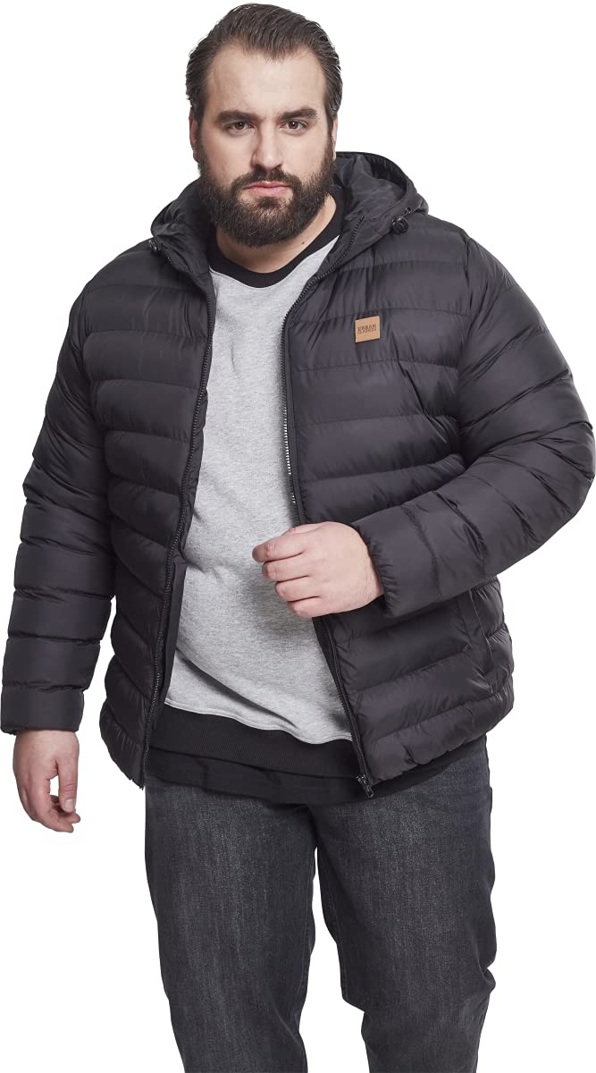 Urban Classics Chaqueta básica Bubble Hombre Chaqueta entre-tiempo Negro
