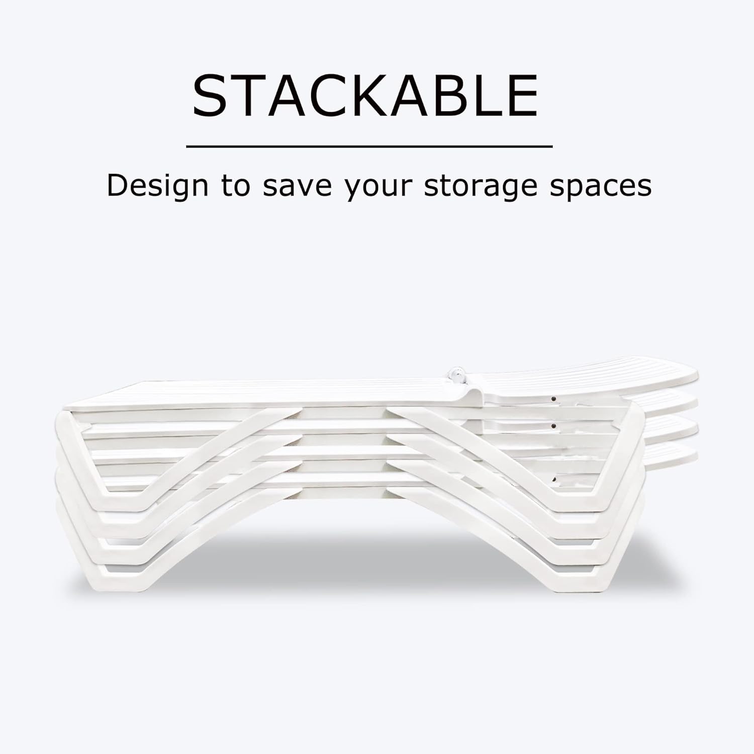 Set of 2 Adjustable Patio Chaise Lounge Chairs for Kuwait Ubuy