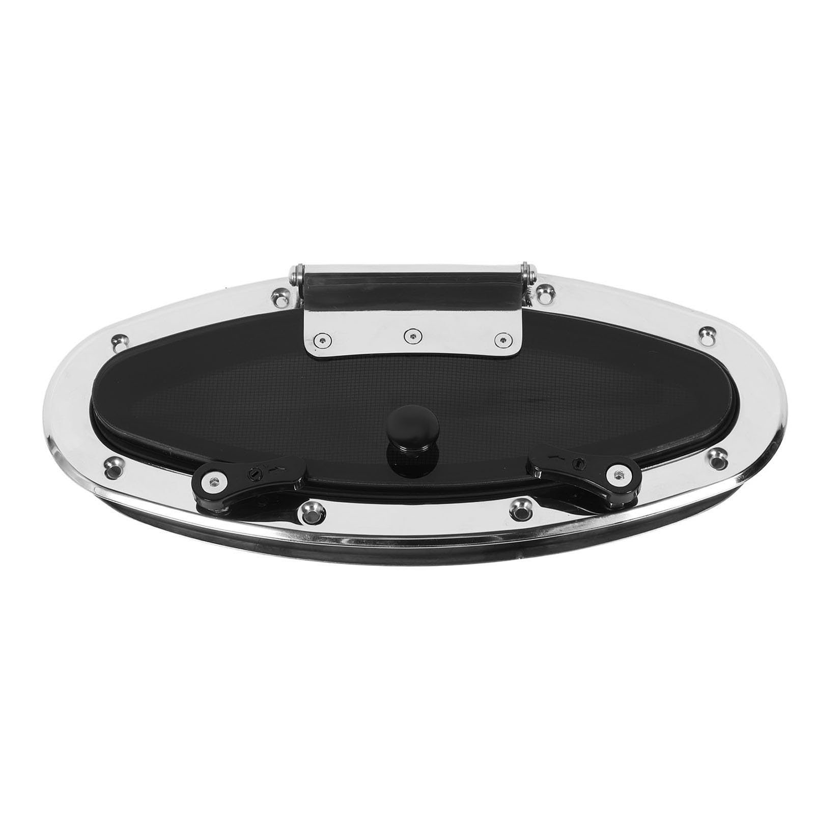 Oblò per Barche Marine da 300 X 105 Mm con Maniglia per Interruttore - Vetro Temperato, Resistente Ai Raggi UV, Impermeabile Yacht e
