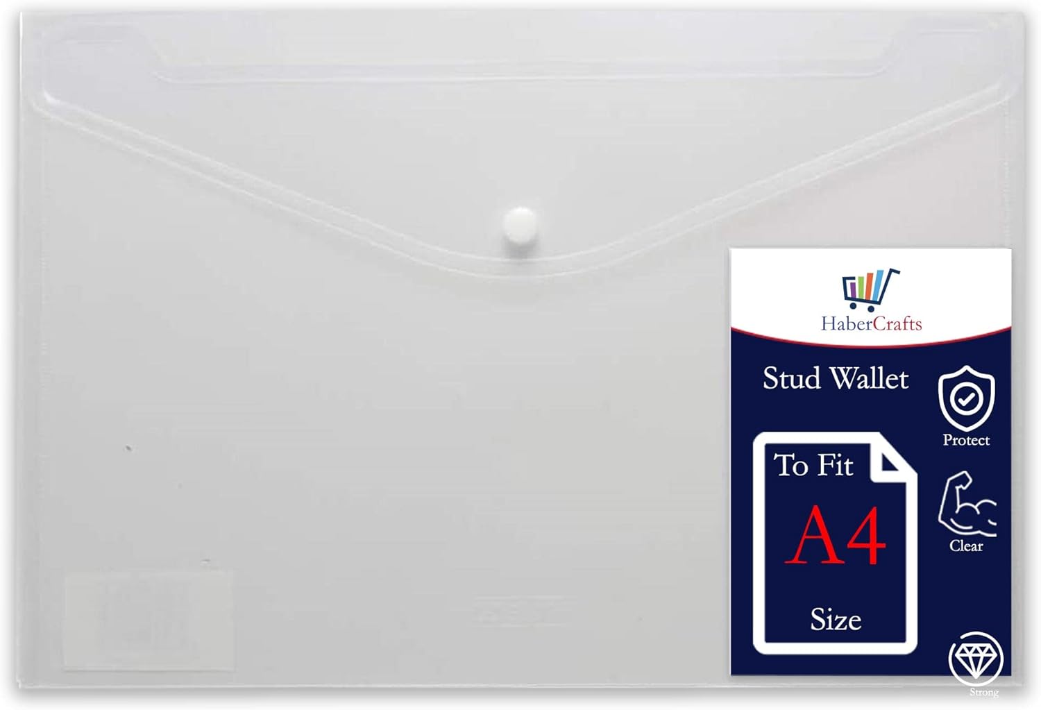 A4 Plastic Wallet Popper Wallet Clear Plastic Wallets A4 Heavy Duty