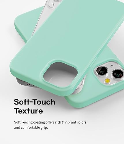 Miniatura 4 de GOOSPERY Soft Feeling Jelly - Funda compatible con iPhone 13, textura sedosa rica y colores vivos, funda protectora flexible de TPU para teléfono,