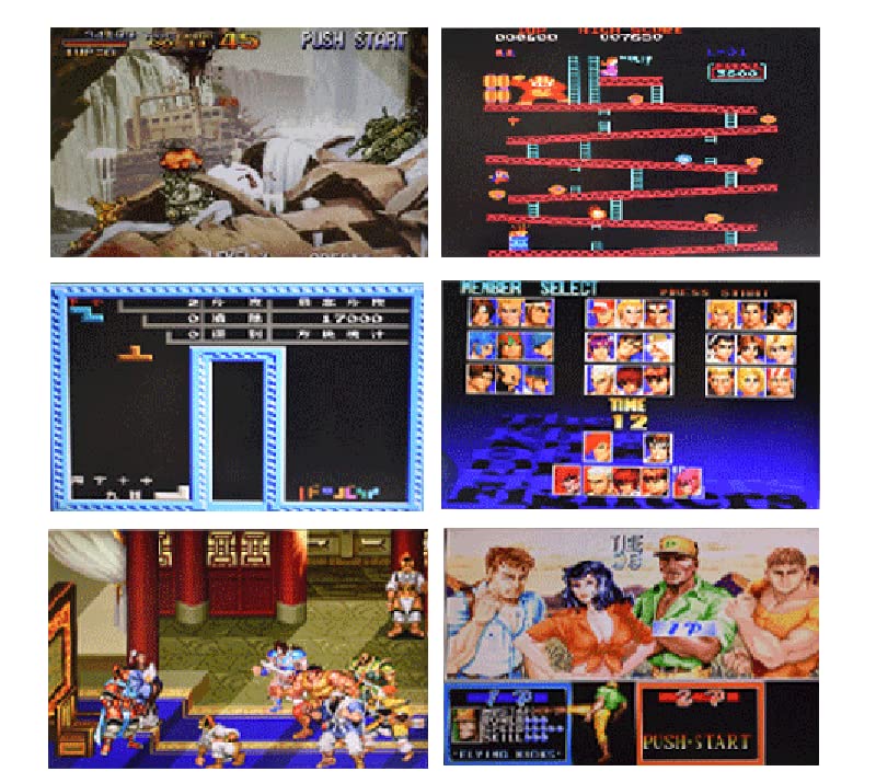 Arcade Games Machine, Mini Console di Gioco retrò da Tavolo, WiFi 8000 Giochi con Maniglia, valuta di Gioco, Lettore di Videogiochi assemblato Classico, Console di Gioco all-in-One