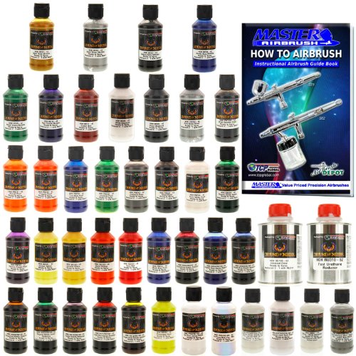 House of Kolor 4Oz Top 40 Bases & Color Pro Set Metallic, Pearl & Kandy Basecoat