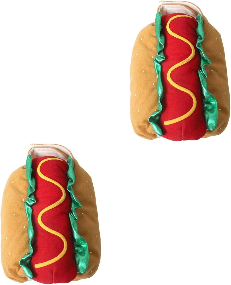 balacoo 2pcs Warm Decorative Dog Cat Costume for Christmas Halloween Stylish Pet Clothes Easy to Wear for Parties Festival Supplies for Dogs Cats