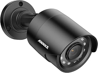 SANNCE 900TVL Hi-Resolution Home Security Camera System, IP66 Weatherproof Video Surveillance Camera, 100ft 30m Super Night Vision CCTV Bullet Camera