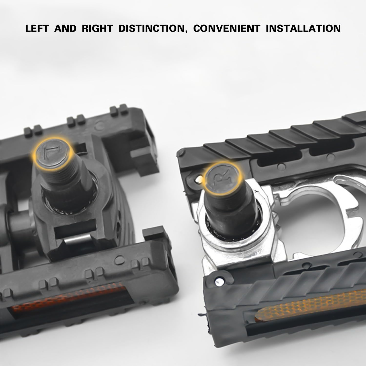 Pedali Per Bici Universali In Lega Di Alluminio - Antiscivolo Con Catarifrangenti - Adatti Per MTB, City Bike E Bici Da Corsa - Foto 4