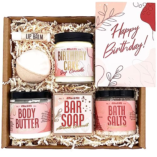 Best Friend Birthday Gifts For Women, Unique Birthday Gifts For Sister & Friends, Happy Birthday Gift Basket For Women, Happy Birthday Gift Set, Happy Birthday Gifts For Women - 7 Piece Set #TOP5