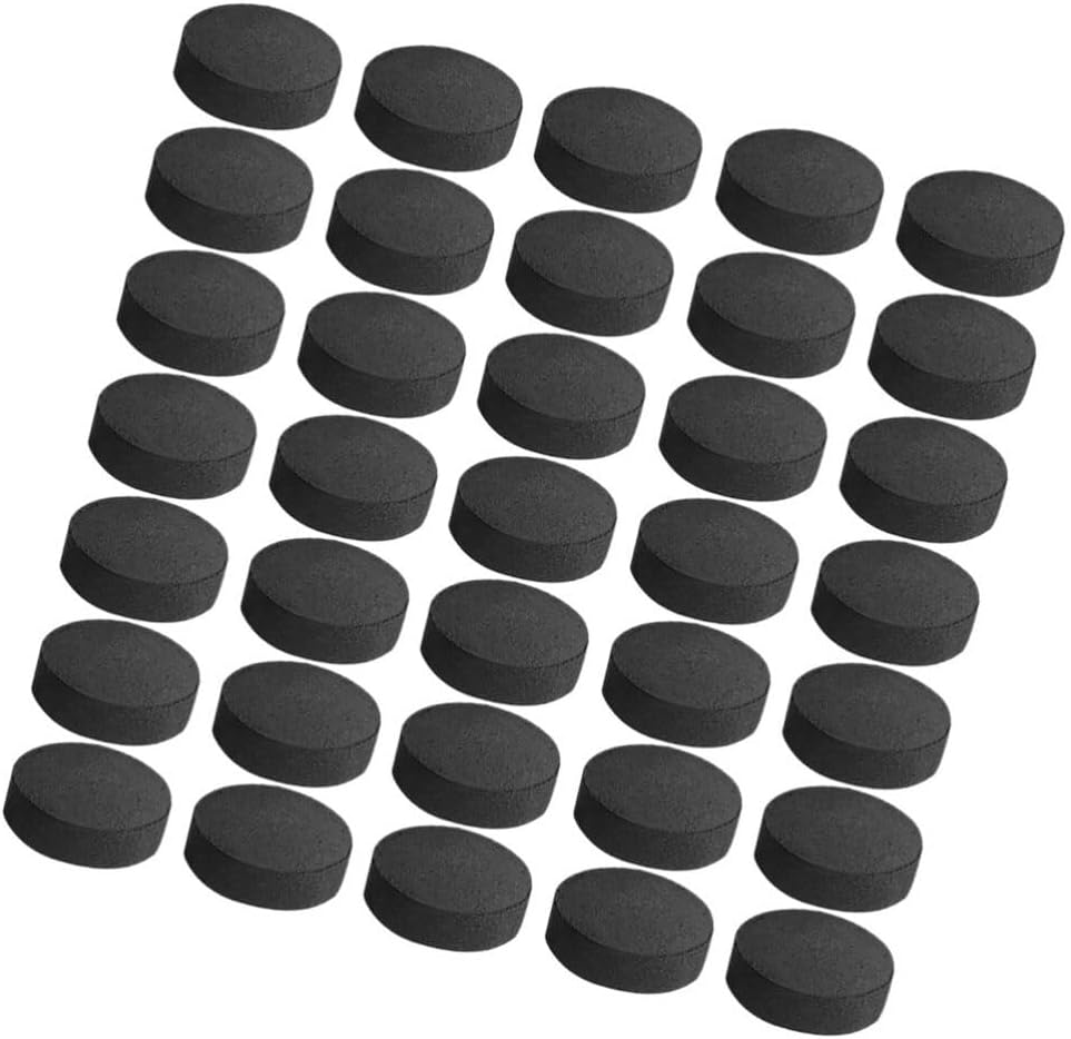 Milisten 70pcs Natural Charcoal Tablets for Barbecue Fire for Camping Outdoor Grilling and Picnic Use Smokeless Household Charcoal for Fire Pits and Stoves
