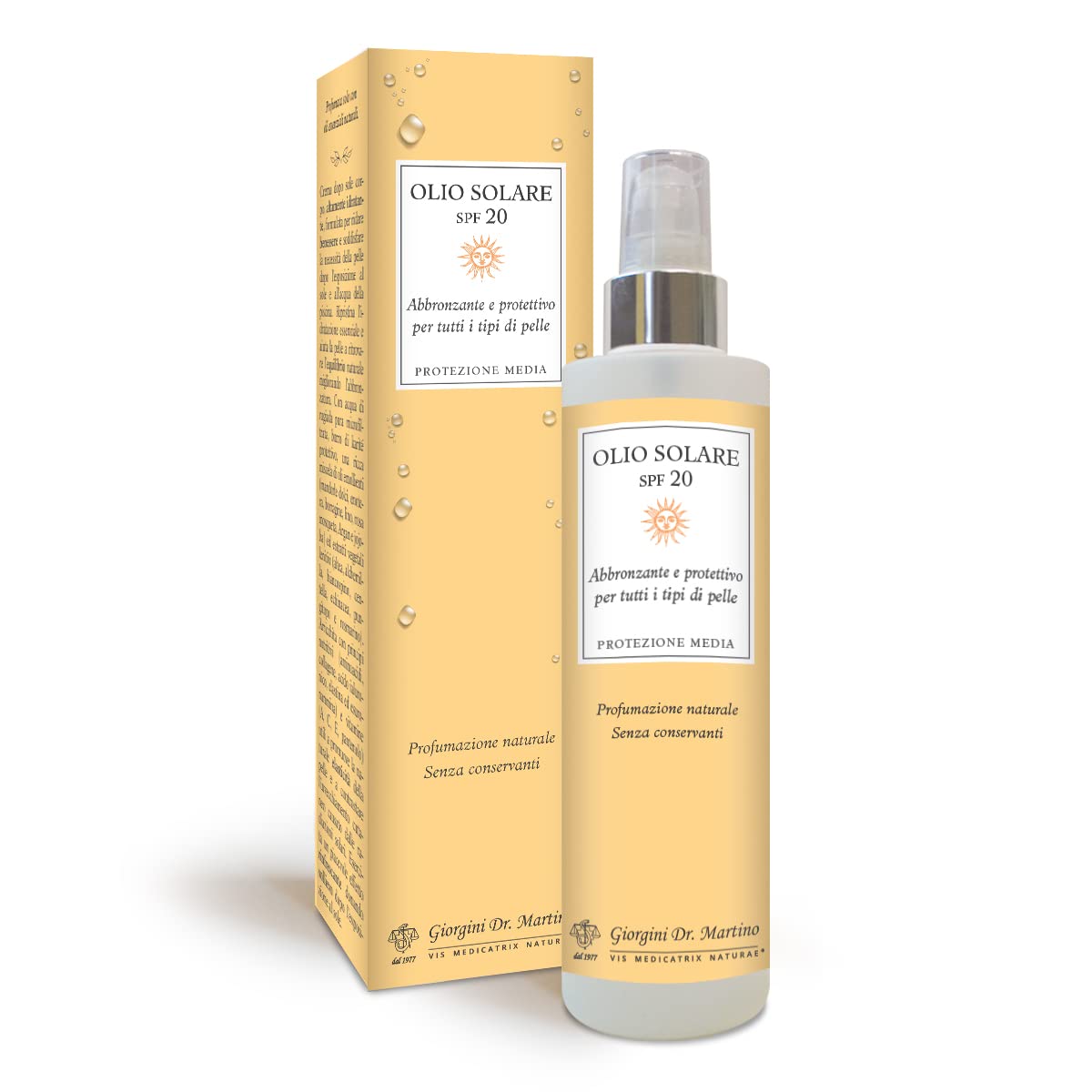 Dr Giorgini OLIO SOLARE SPF 20-250 ml