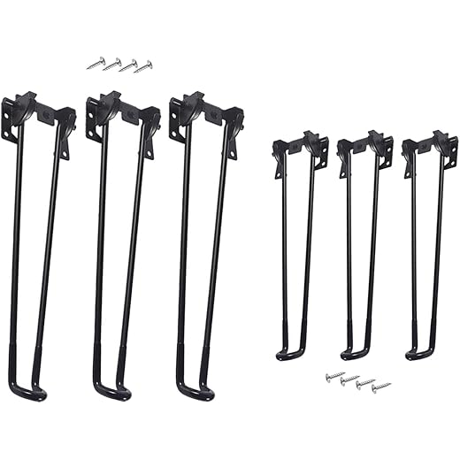 Iron Furniture Legs Folding 42cm