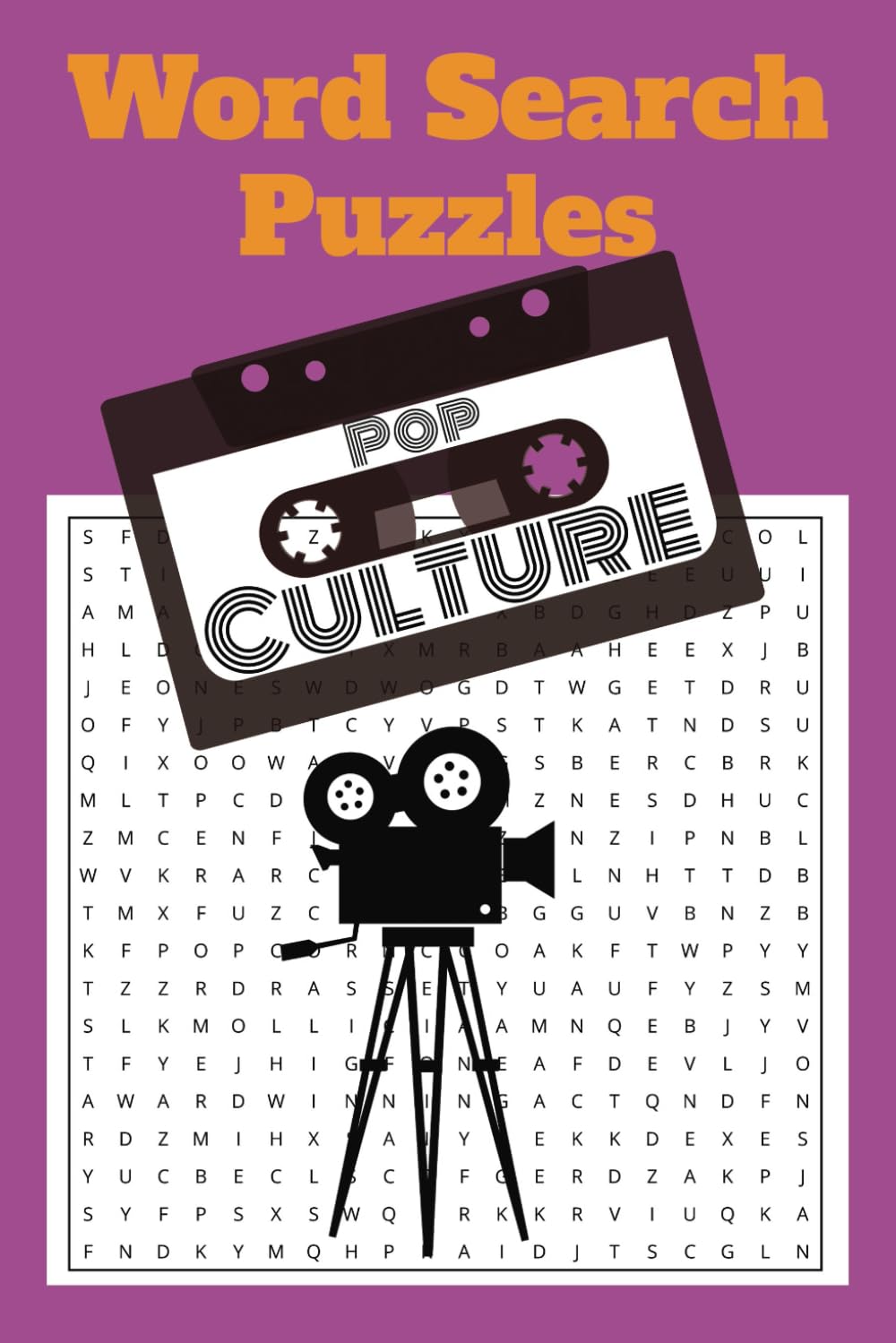Pop Culture Word Search: Puzzles for Adults and Children