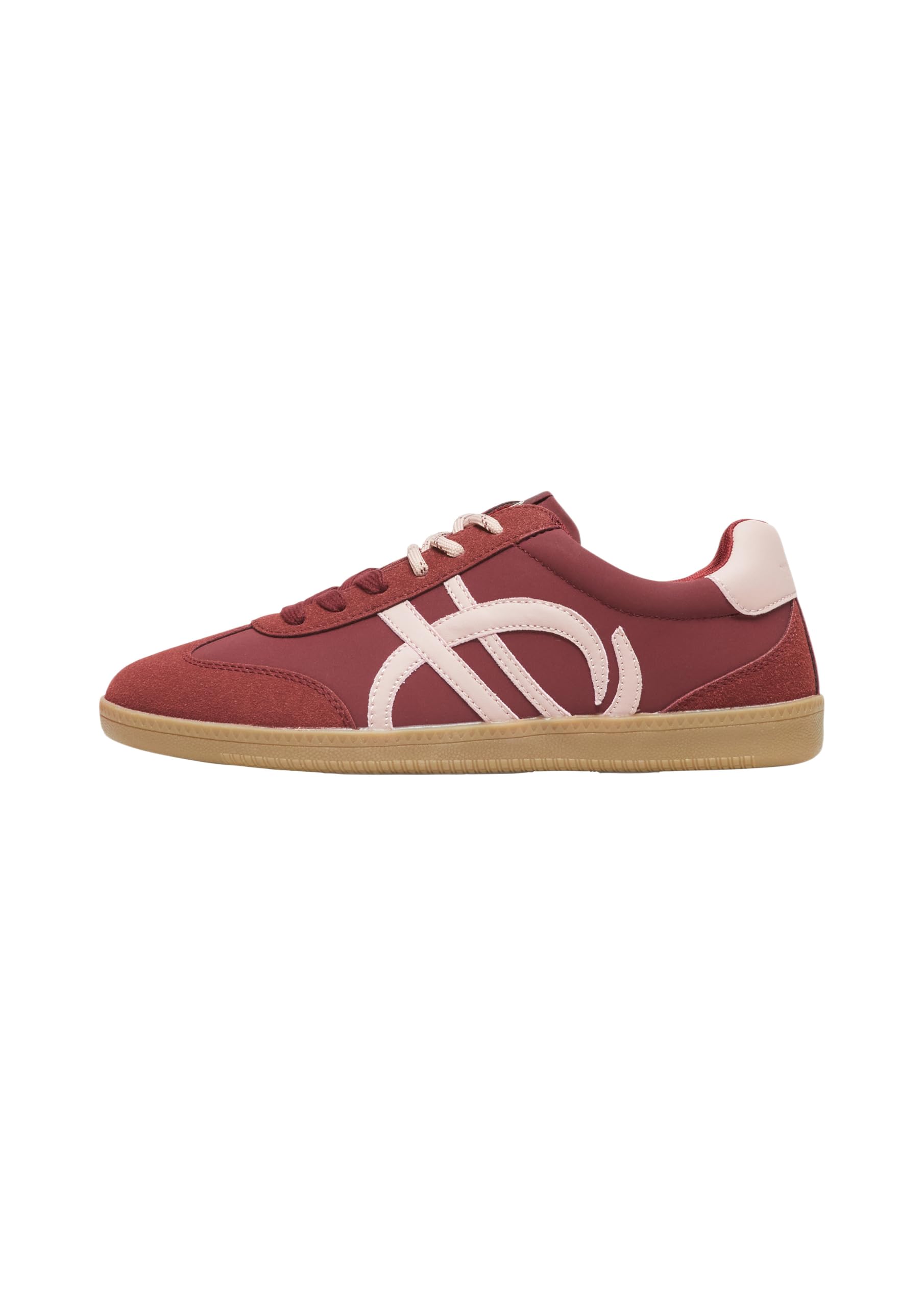 s.Oliver Sneaker – Velours, Leder-Optik, Schnürung