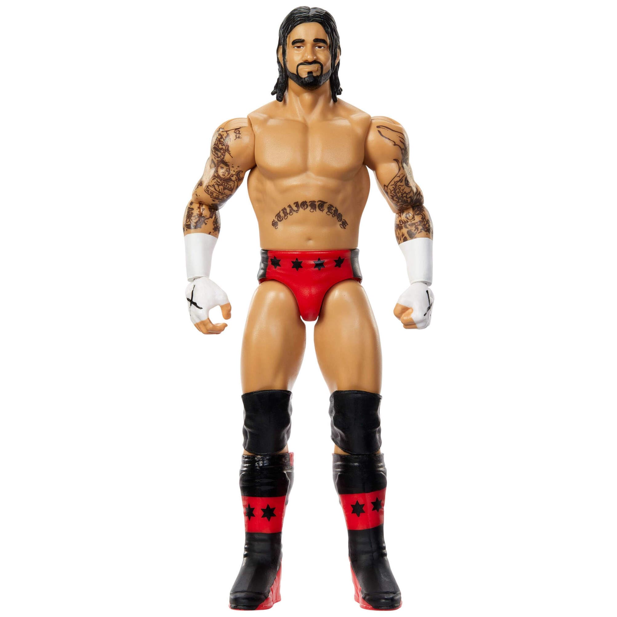 WWE Jake Roberts Action Figure, Main Event Series #154 6-inch Collectible x with 10 Articulation Points & Life-Like Look, JCV44