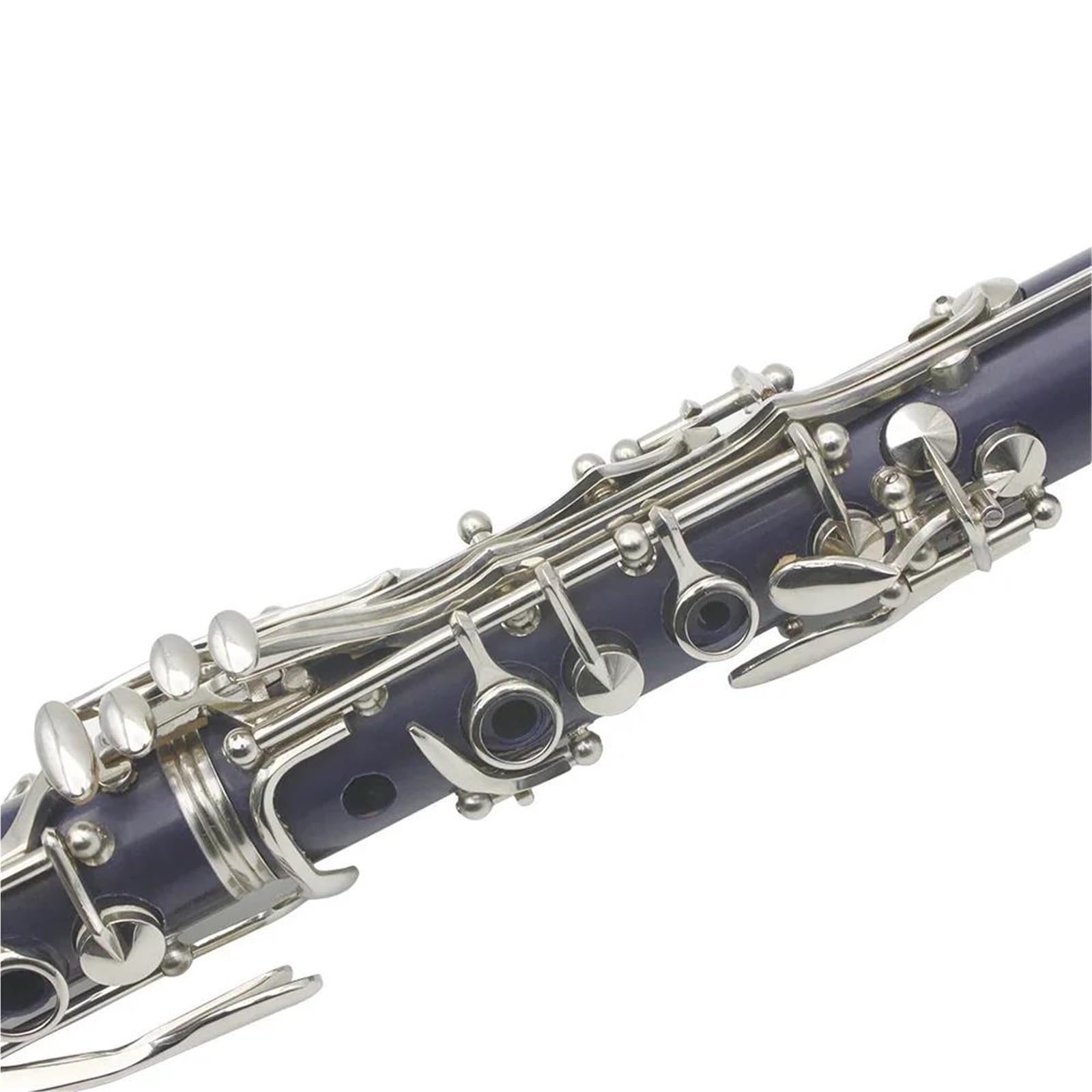 Clarinete Sib 17 Teclas 6 Anillos Clarinete | Negro profesional con kit de accesorios