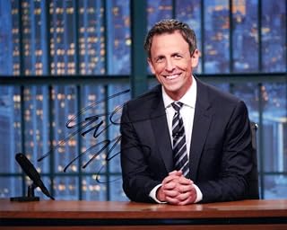 Seth Meyers Signed Autograph 8x10 Photo Saturday Night Live Late Night with Host