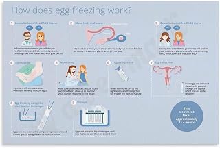 How Does Egg Freezing Work Poster Canvas Painting Wall Art 12x08inch(30x20cm) Unframe-style