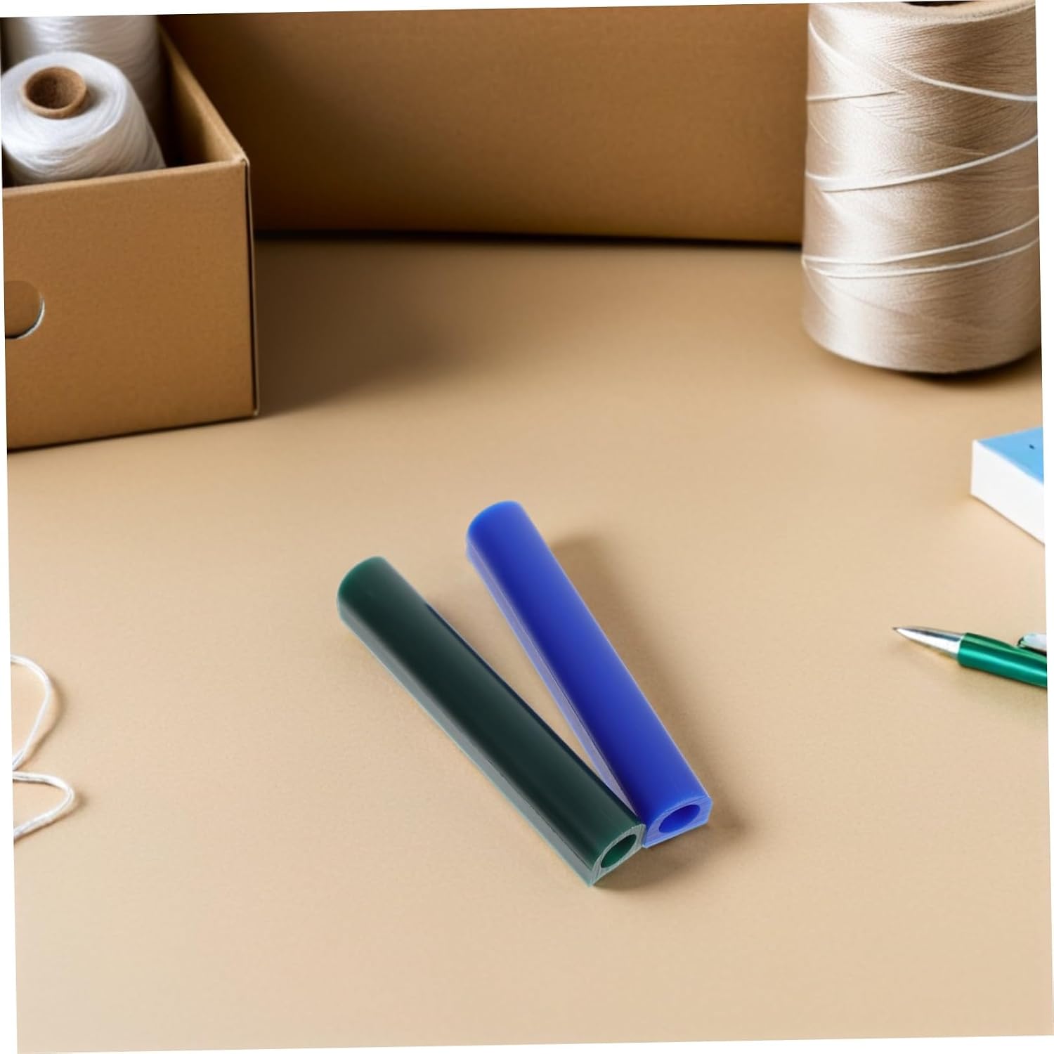 3pcs Carving Wax Ring Tube with Stainless Steel Knife for Jewelry